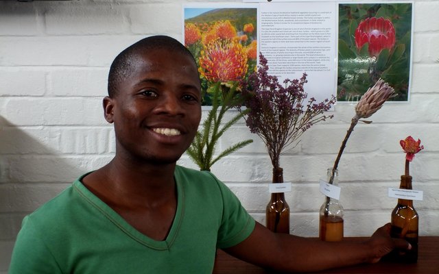 Ally Msweli wat onlangs deel van Gansbaai Toerisme se personeelkorps geword het